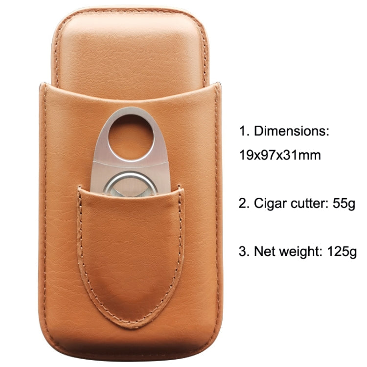 X11 Portable Cigar Holster Sealed Humidor Travel Snow Plus Cigarette Case, Brown, Black, Brown With Cut, Black With Cut