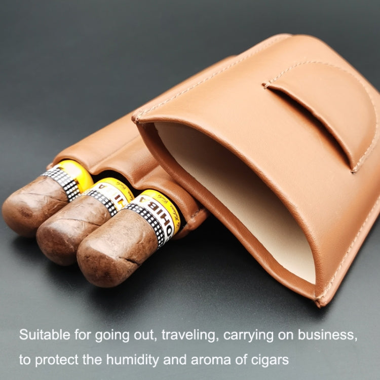 X11 Portable Cigar Holster Sealed Humidor Travel Snow Plus Cigarette Case, Brown, Black, Brown With Cut, Black With Cut