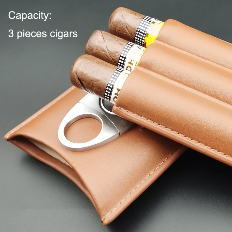 X11 Portable Cigar Holster Sealed Humidor Travel Snow Plus Cigarette Case, Brown, Black, Brown With Cut, Black With Cut