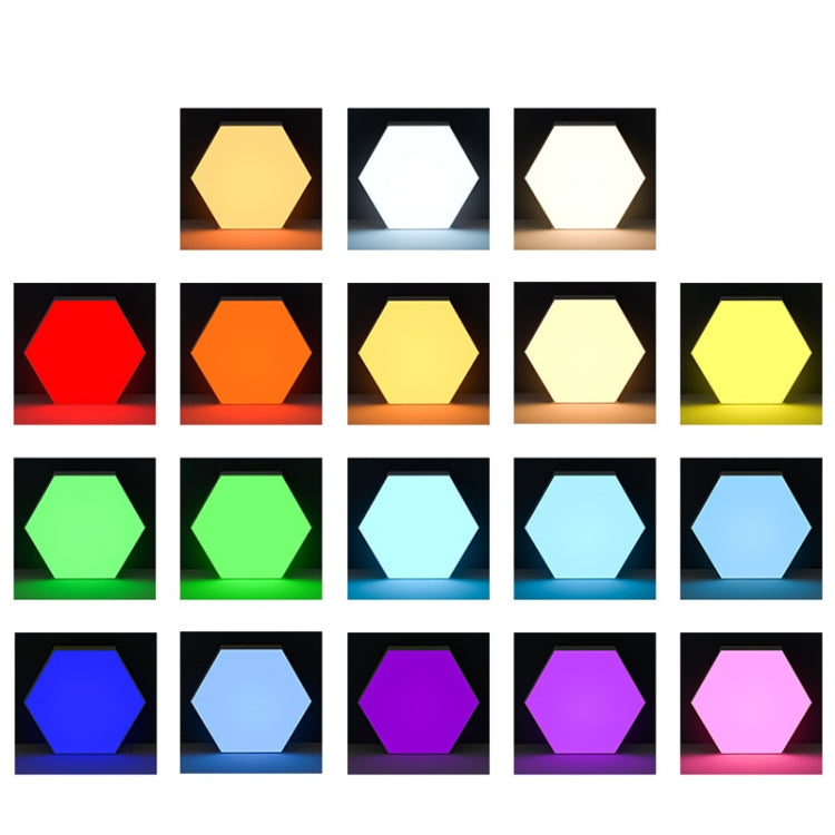 LED Quantum Honeycomb Night Light RGB Atmosphere Decorative Light, Style:, USB Touch Colorful, USB Touch 3 Color, USB Remote Control Colorful, USB Remote Control 3 Color
