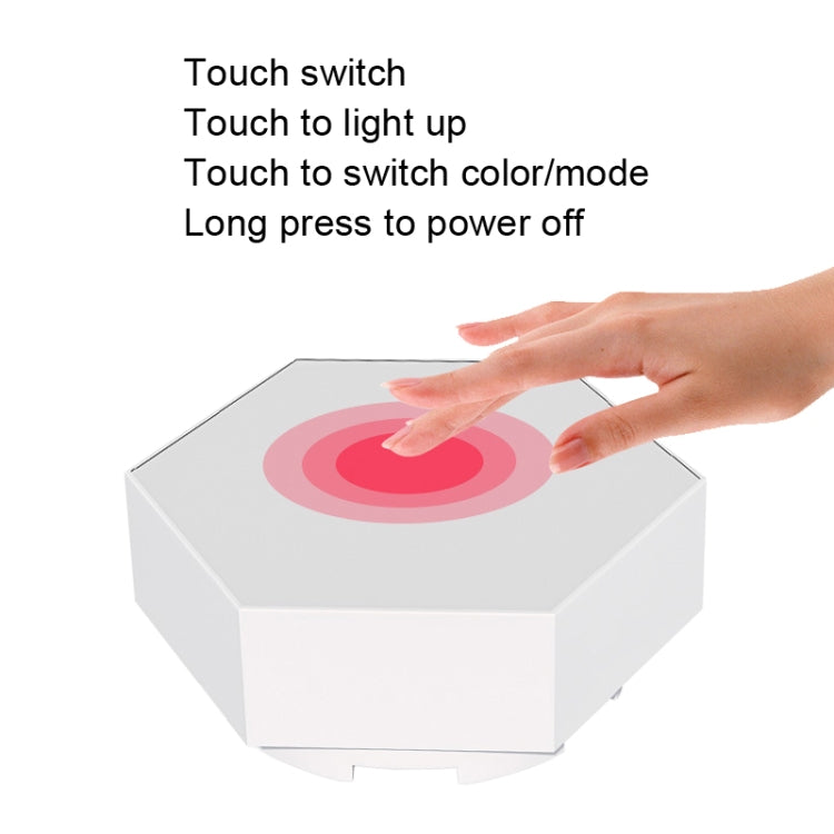 LED Quantum Honeycomb Night Light RGB Atmosphere Decorative Light, Style:, USB Touch Colorful, USB Touch 3 Color, USB Remote Control Colorful, USB Remote Control 3 Color