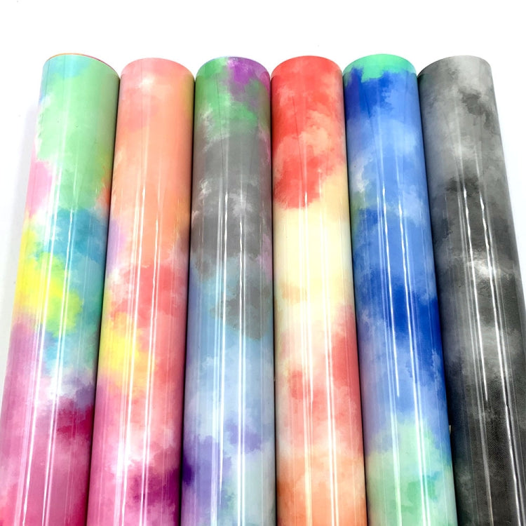 Clouds Watercolor Tie Dye Heat Transfer Vinyl Make Sign Pattern Cricut Film, 30x 50cm, 50 x 100cm