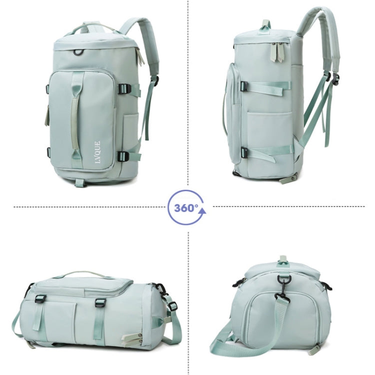 375 Large-capacity Waterproof and Wear-resistant Crossbody Travel Backpack, Black, Fog Blue, Sky Blue, Taro Purple, Charming Purple, Cherry Pink, Light Pink, Jelly Green