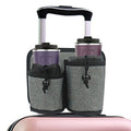 Luggage Travel Cup Holder Travel Beverage Storage Rack, Double Cup Holder