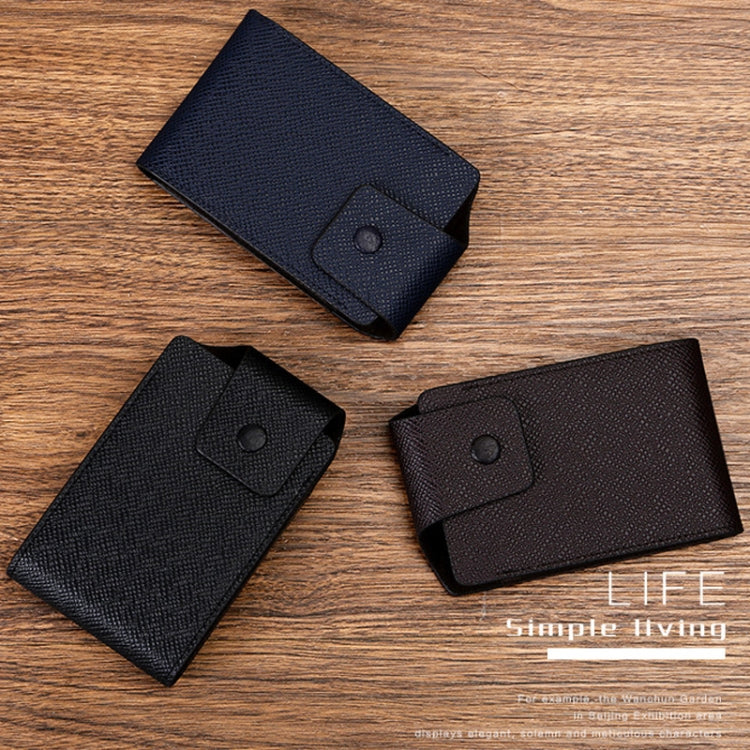 Organ Card Holder Large-capacity Card Sleeve For Men And Women, Horizontal Blue, Horizontal Black, Horizontal Coffee, Vertical Blue, Vertical Coffee