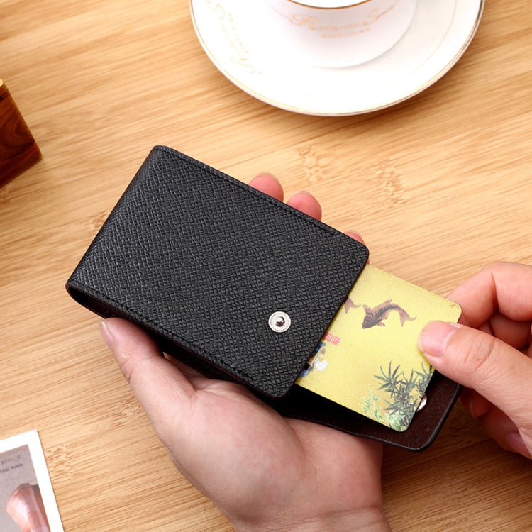 Organ Card Holder Large-capacity Card Sleeve For Men And Women, Horizontal Blue, Horizontal Black, Horizontal Coffee, Vertical Blue, Vertical Coffee