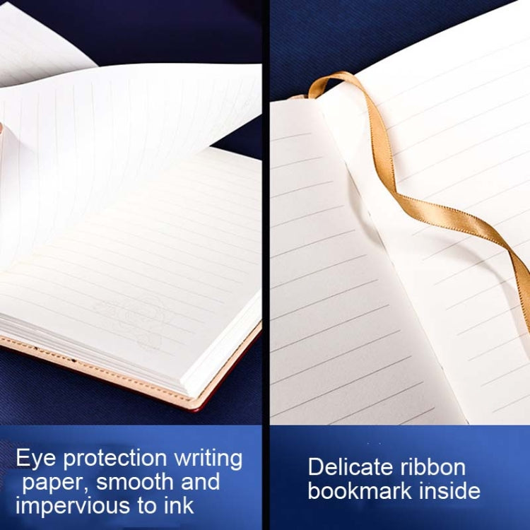 B6 PU Leather Retro Password Book With Lock Diary Hand Book, Blue, Purple, Wine Red, Brown, Green