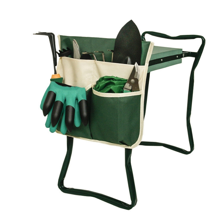 MTP-635 Gardening Bench Cart Tool Storage Bag, MTP-635 Green Beige Stitching, MTP-635 Green White Stripe, MTP-635 Blue White Stripe