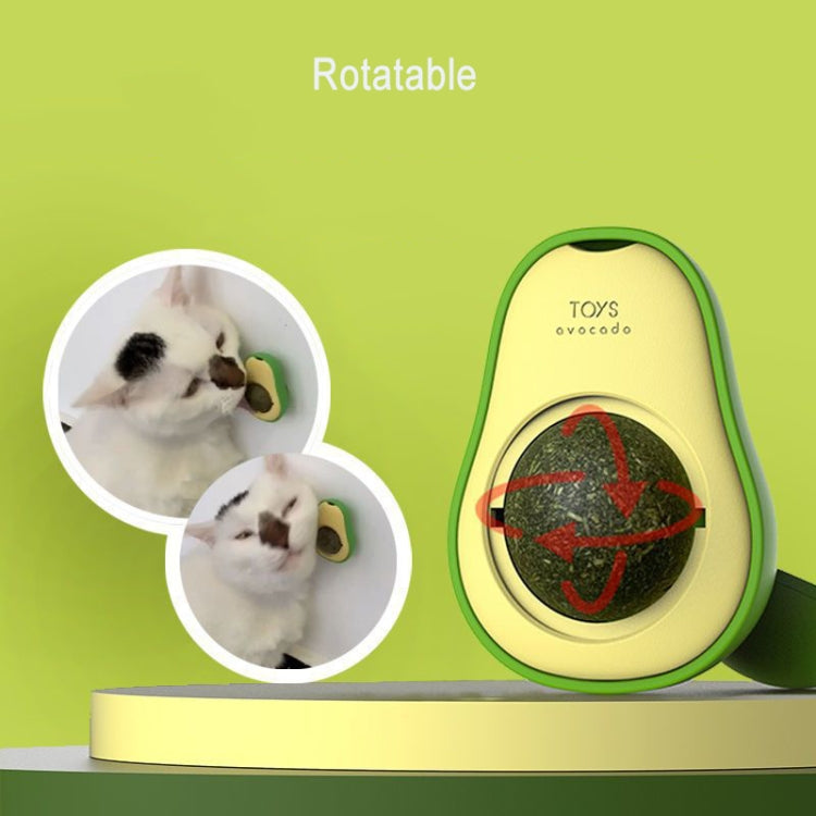 Catnip Balls And Avocado Teasing Cat Teeth Cleaning Toy, Mint Ball, Gall Fruit