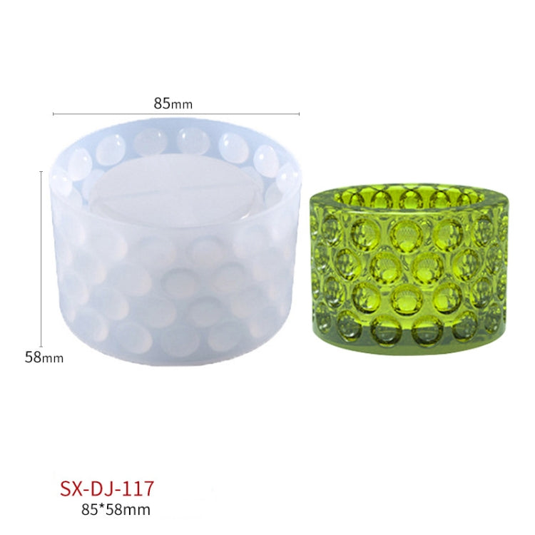 DIY Polka Dot Storage Box Crystal Ashtray Silicone Mold, DJ-113, DJ-116, DJ-114, DJ-117, DJ-115