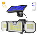 Solar Human Body Sensor Light LED Outdoor Waterproof Garden Light, Style:, Split 226LED