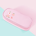 Oxford Cloth Large Capacity Student Stationery Storage Bag, Peach, Strawberry, Lemon, Avocado