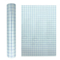 Self Adhesive Clear Lattice PVC Vinyl Positioning Transfer Film, 2 PCS 30cm x 100cm, 30cm x 500cm