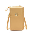 Ladies Cross-body Shoulder Bag Long Purse Mobile Phone Bag, Style 2 Yellow, Style 2 Black, Style 2 Light Purple, Style 2 Apricot, Style 2 White