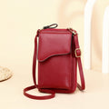 Shoulder Crossbody Bag Large Capacity Ladies Long Purse Mobile Phone Bag, Style 3 Red, Style 3 Pink, Style 3 Yellow