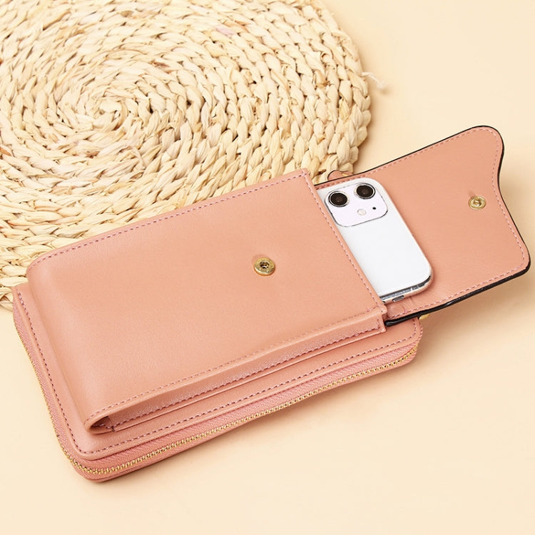 Shoulder Crossbody Bag Large Capacity Ladies Long Purse Mobile Phone Bag, Style 3 Red, Style 3 Pink, Style 3 Yellow