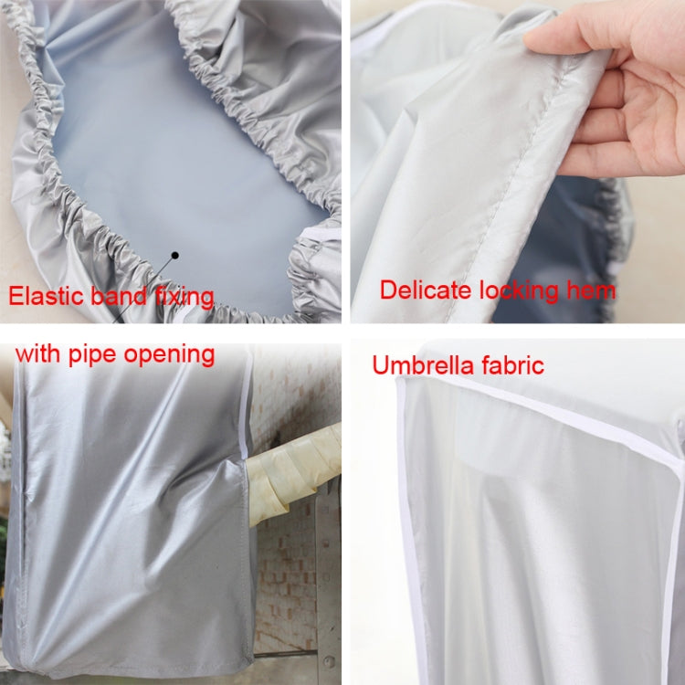 Outdoor Air Conditioning Cover Waterproof Dust Cover Rainproof Cover,Size:, S 80 x 28 x 54cm, M  86 x 30 x 56cm, L 95 x 40 x 73cm, XL 100 x 41 x 80cm