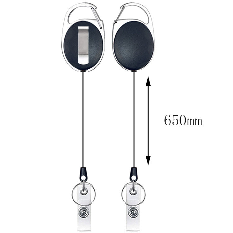 Multifunctional Retractable Waterproof Card Case Keychain Ring Card Sleeve