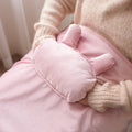 AI-540 72x115cm USB Body Warmer Blanket Office Heater Electric Heating Shawl, 72x115cm Pink, 72x115cm Gray Cat Stripes, 72x115cm Pink Rabbit Stripes, 72x115cm Khaki Elk Stripes