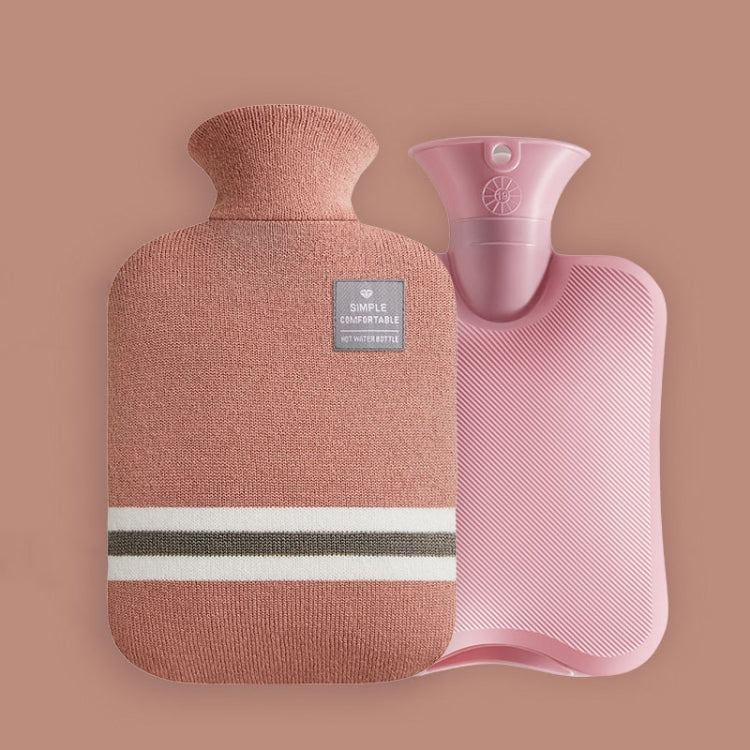 Large Explosion-proof Water-injected PVC Warm Water Bag, Spec:, 1000ml (Light Pink), 1000ml (Leather Pink), 1000ml (Orange), 1000ml (Bean Green), 1000ml (Light Gray), 1000ml (Dark Gray), 1000ml (Navy Blue), 1000ml (Sky Blue), 2000ml (Light Pink)       ...