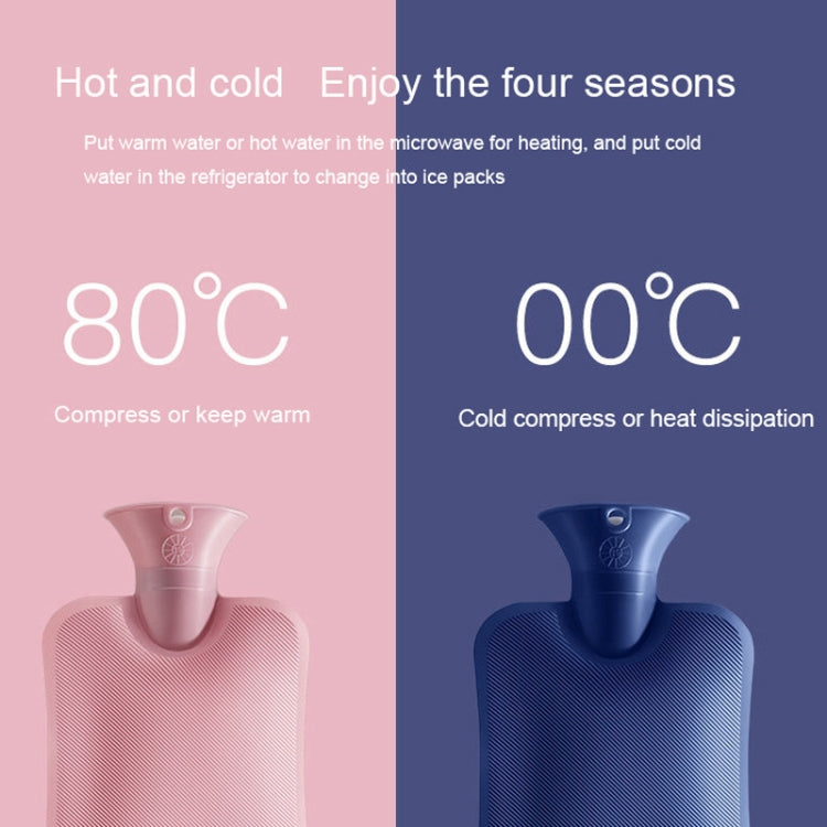 Large Explosion-proof Water-injected PVC Warm Water Bag, Spec:, 1000ml (Light Pink), 1000ml (Leather Pink), 1000ml (Orange), 1000ml (Bean Green), 1000ml (Light Gray), 1000ml (Dark Gray), 1000ml (Navy Blue), 1000ml (Sky Blue), 2000ml (Light Pink)       ...