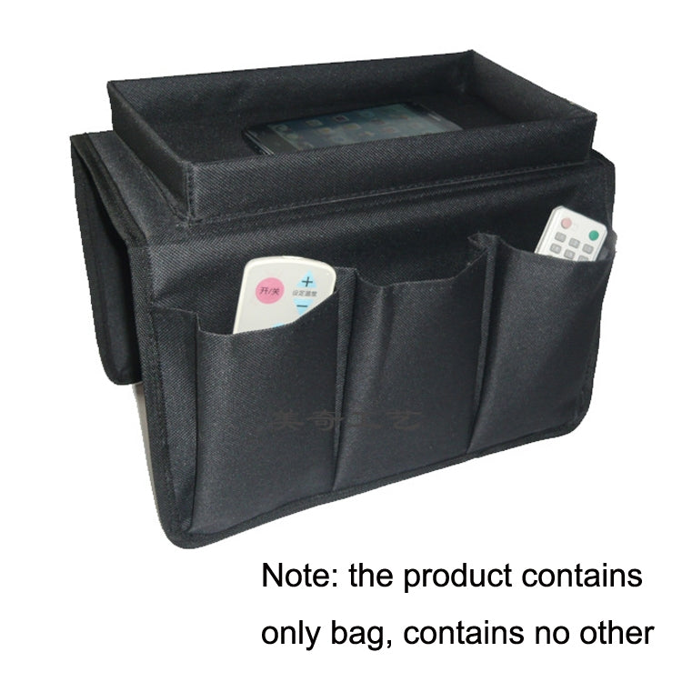 SF001 Oxford Cloth Sofa Armrest Hang Bag Household Storage Bag, Oxford Cloth Black, Oxford Cloth Coffee, Oxford Cloth Beige, Oxford Cloth Blue