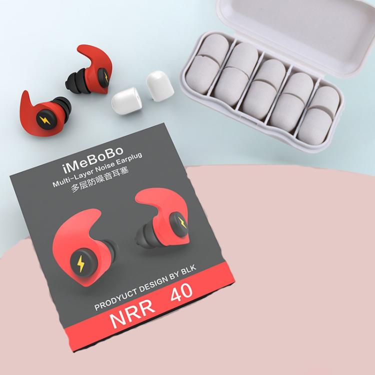 Anti-noise Sleep Earplugs Soundproof Earplugs, Red, Blue, Black