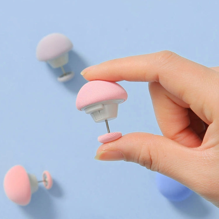 8 PCS Non-marking One-touch Unlocking Mushroom-shaped Quilt Fixer, Pink+Cloth Needle, Gray+Cloth Needle, Blue+Cloth Needle, White+Cloth Needle, Light Pink+Gum Needle, Light Blue+Glue Needle, White+Glue Needle