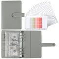 A6 Macaron Notebook PU Loose-leaf Cash Budget Handbook