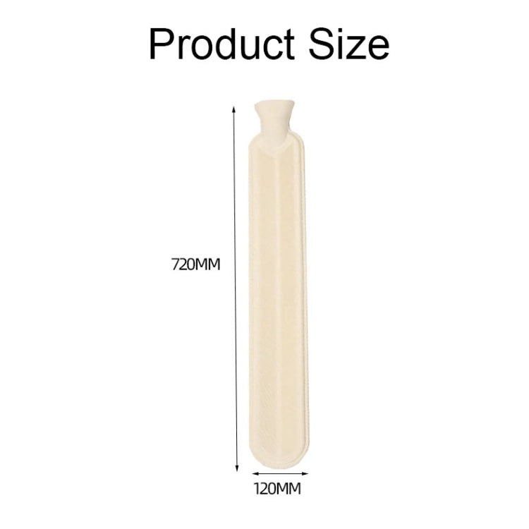 2L Long-strip Multifunctional Water-filled Rubber Hot Water Bags, Spec: Gradient Red Yellow, Gradient Red Yellow