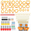 106-1 116 In 1 Clay Cutter Set DIY Clay Earring Mould Clay Earrings Making Tools
