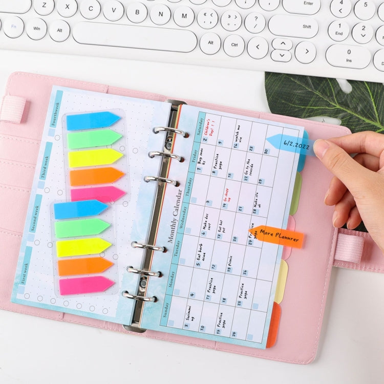 A6 6 Hole Budget Book Loose-leaf Replacement Core Handbook Insert,Spec:, Kit 1, 3 In 1, Monthly Plan 56 Sheets, Budget Page 56 Sheets, Weekly Plan 108 Sheets