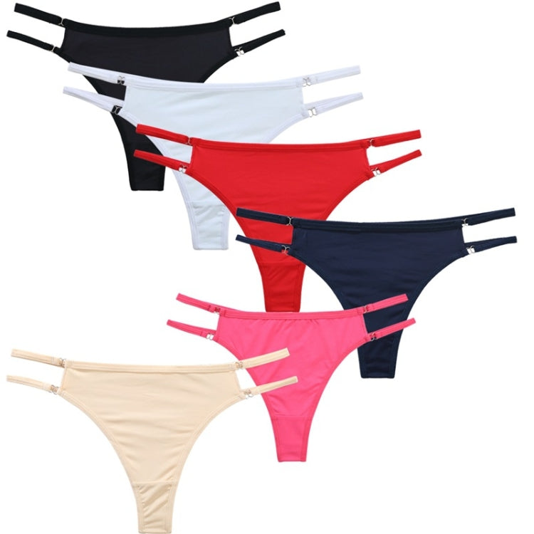 1349 Ice Silk Double Thin Strap Panties Ladies Low Waist Sexy Underwear, 1349 S Skin Color, 1349 L Rose Red, 1349 M Black, 1349 L Skin Color, 1349 M White, 1349 M Red, 1349 M Blue, 1349 M Rose Red, 1349 S Black, 1349 M Skin Color, 1349 S White         ...