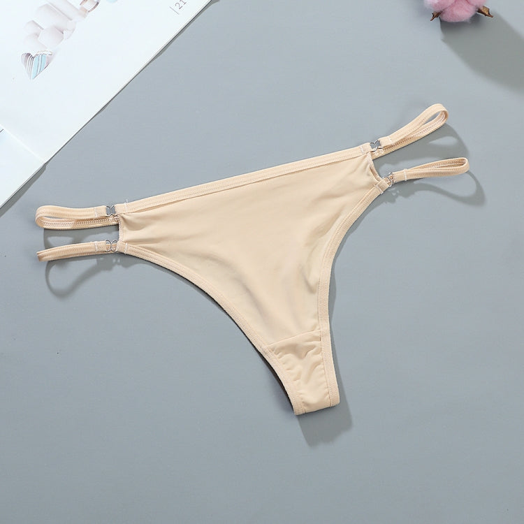 1349 Ice Silk Double Thin Strap Panties Ladies Low Waist Sexy Underwear, 1349 S Skin Color, 1349 L Rose Red, 1349 M Black, 1349 L Skin Color, 1349 M White, 1349 M Red, 1349 M Blue, 1349 M Rose Red, 1349 S Black, 1349 M Skin Color, 1349 S White         ...