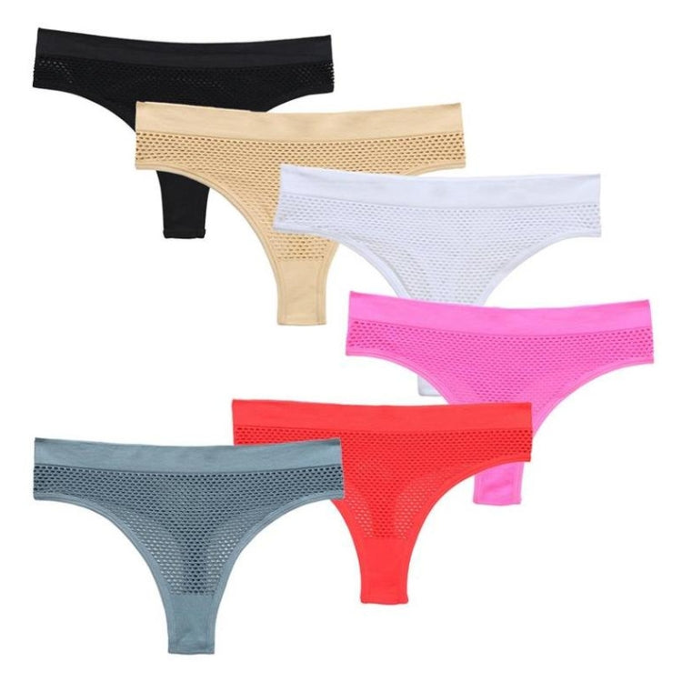 1122 Mesh Seamless Panties Women Sexy Transparent Low Waist Thong, 1122 Skin Color, 1122 Red, 1122 Gray, 1122 Rose Red, 1122 Black, 1122 White