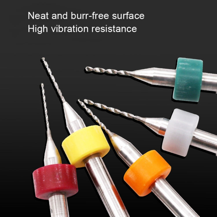 10 In 1 PCB Tungsten Steel Drill Bits Carving Miniature Drill Bits, Size:, 1.1-2mm, 1.5-2.4mm, 2.1-3.0mm, 0.1-1mm, 0.6-1.5mm