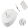 4-Piece Citrus Juicer Attachment Set for KitchenAid Stand Mixers Includes Reamer, Pulp Filter Basket & Base, For KitchenAid 4.5QT/5QT