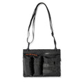 Maden TSS2201030 Multi Pocket Single Shoulder Messenger Crossing Bag, TSS2201030 Carbon Black