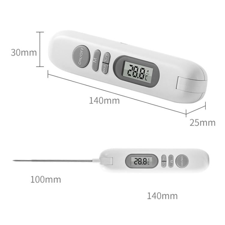 -50 To 300°C Electronic Food Folding Rechargeable Thermometer, YZ6010