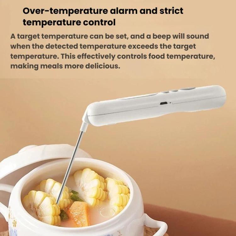 -50 To 300°C Electronic Food Folding Rechargeable Thermometer, YZ6010