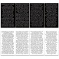 1 Sets Handbook DIY Vintage Text Sticker Material Pack