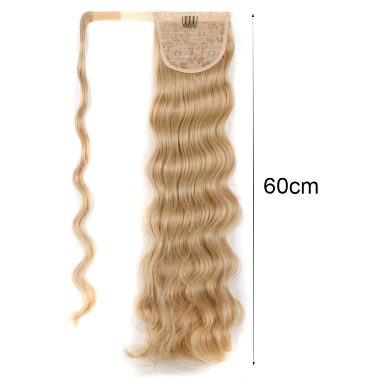 MST08 Adhesive Tie-On Wigs Ponytail Fluffy Long Curly Wigs High-Ponytail, 1B, 1BH613, 2, 8, 18, 27H613, 27M613, 88
