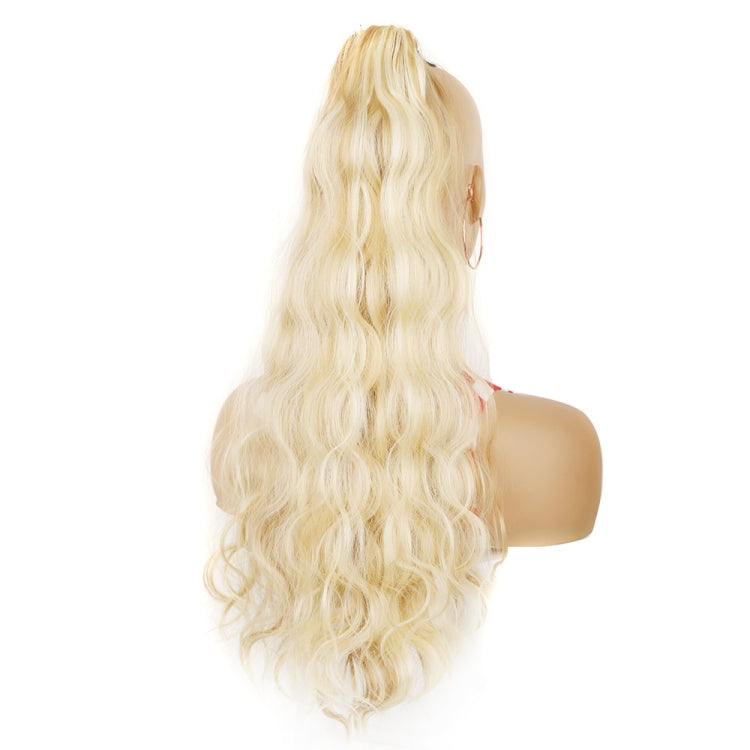 MST08 Adhesive Tie-On Wigs Ponytail Fluffy Long Curly Wigs High-Ponytail, 1B, 1BH613, 2, 8, 18, 27H613, 27M613, 88