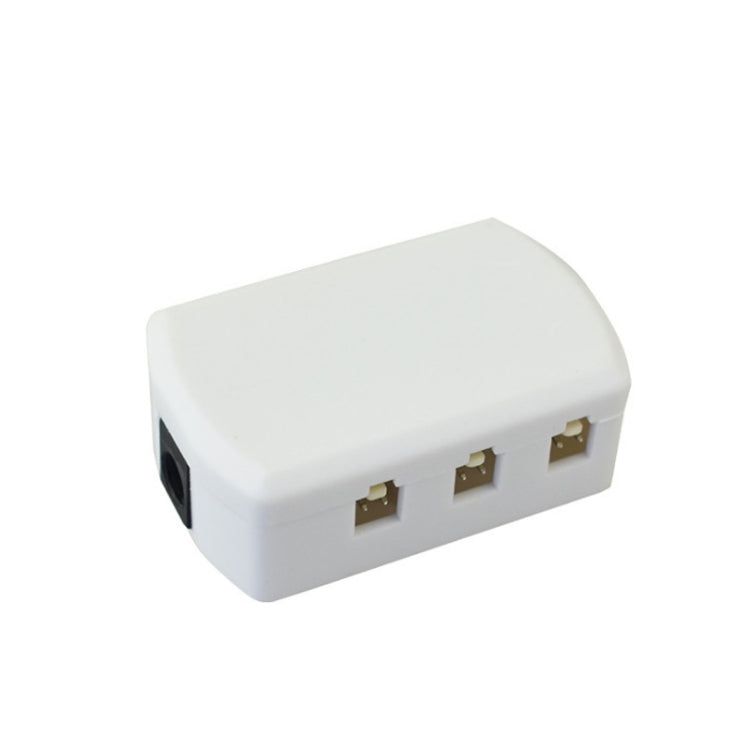 6 Ports 2510 Hub Splitter Junction Box Distributer Connectors Cabinet Light Adapter, 6 Ports  Without DC Header, 6 Ports With DC Head