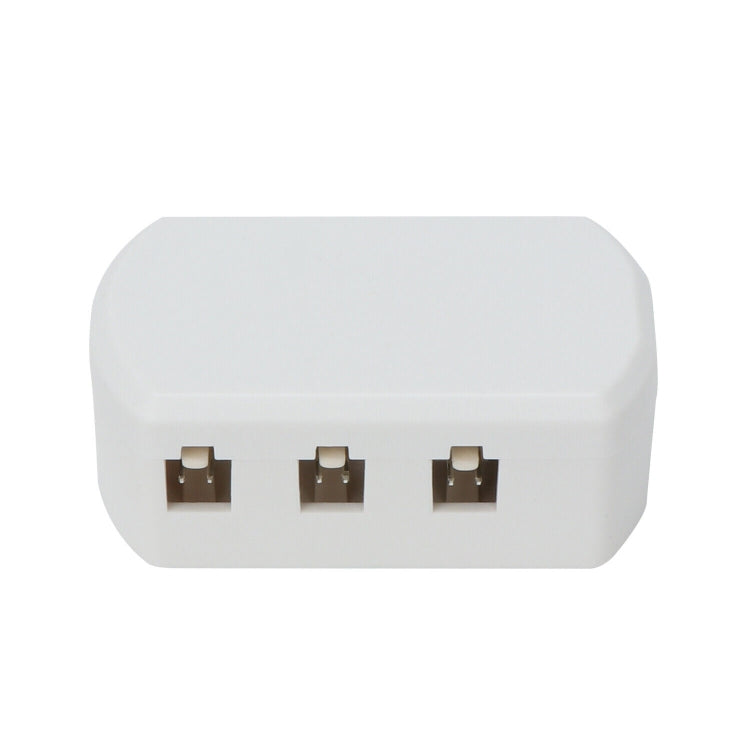 6 Ports 2510 Hub Splitter Junction Box Distributer Connectors Cabinet Light Adapter, 6 Ports  Without DC Header, 6 Ports With DC Head