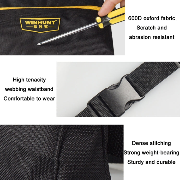 WINHUNT WH017 Multi-purpose Electrician Repair Tool Storage Belt Pouch, WH017