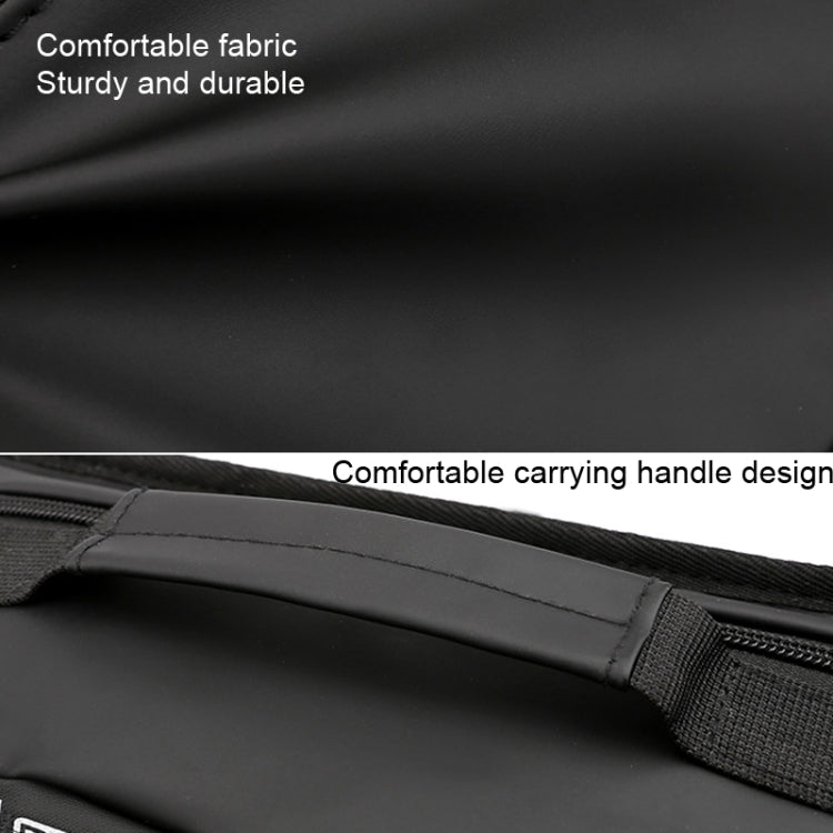 HAOSHUAI Outdoor Running Waist Bag With Reflecting Strip Chest Bag, 1100-6 Black), 1100-6 Khaki, 1100-6 Dark Blue