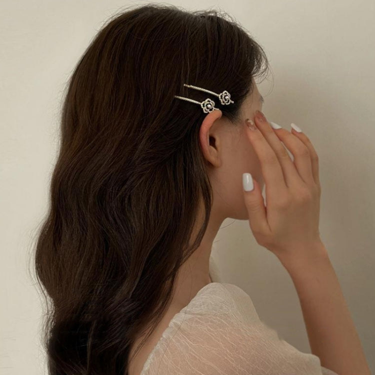Rhinestone Fashion Hair Clips Women Bangs Headwear, Styles:, 293 Mountain Camellia Flower, 371 Fan, 380 Pearl
