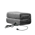 Controller Version Adjustable Temperature Timing USB Electric Heating Shawl Blanket Heating Pad, 76x150cm