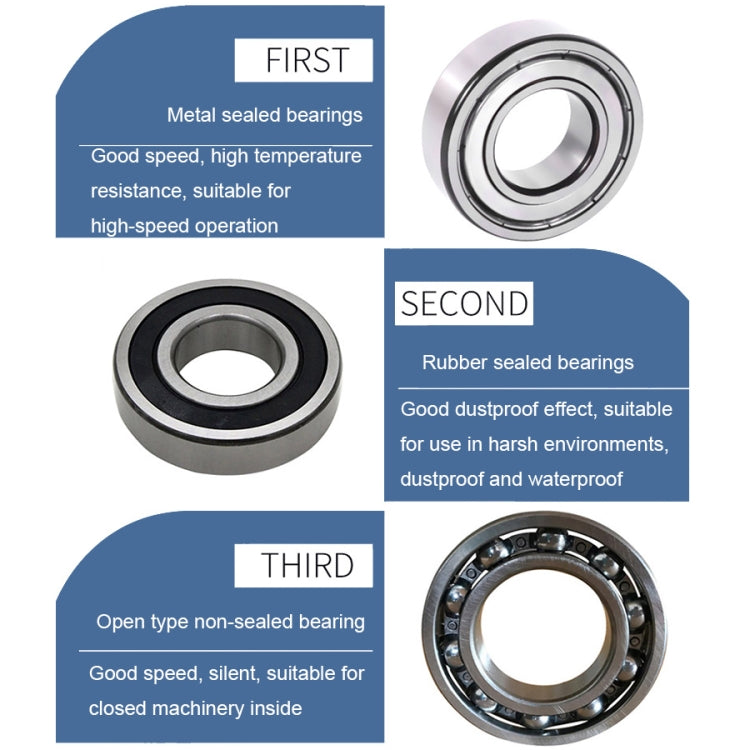 20pcs 12x32x10mm High-speed Silent Deep Groove Ball Miniature Bearings, 6201zz